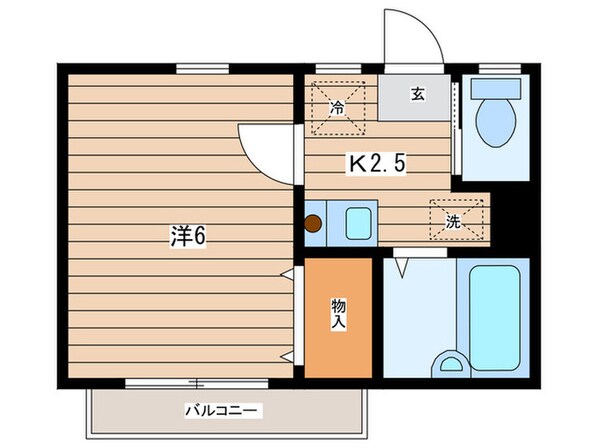 メルベージュ日吉の物件間取画像